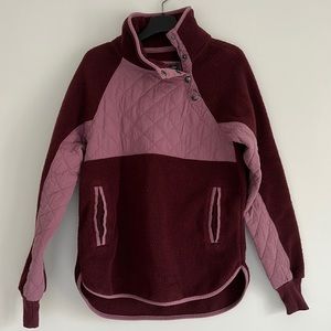 Abercrombie and Fitch Purple Fleece Sweater Size XXS